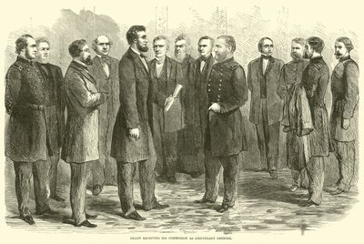 Grant recevant sa commission de lieutenant général, mai 1864 - American School
