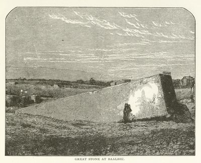 Grande pierre à Baalbek - American School