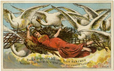 Halls Vegetable Sicilian Hair Renewer, Restaure les cheveux gris à leur couleur d