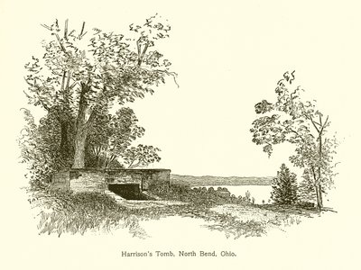 Tombe de Harrison, North Bend, Ohio - American School