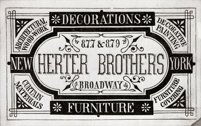 Herter Brothers, Décorations, Meubles, 877 & 879 Broadway, New York - American School