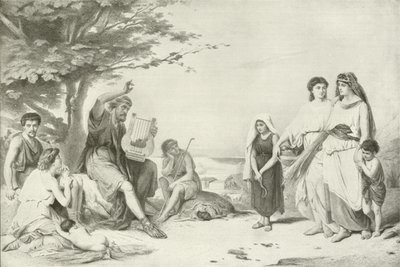 Homère récitant l
