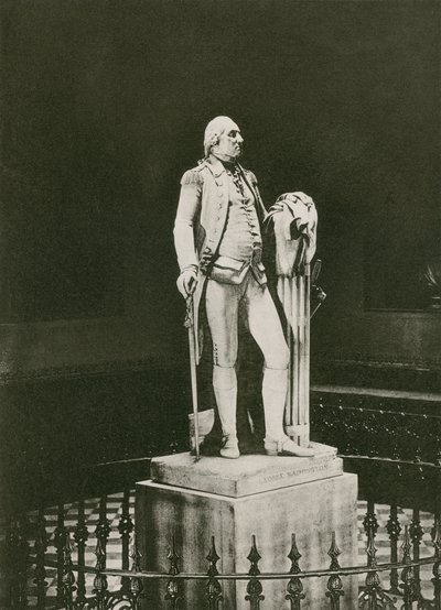 Statue de George Washington par Hudson - American School