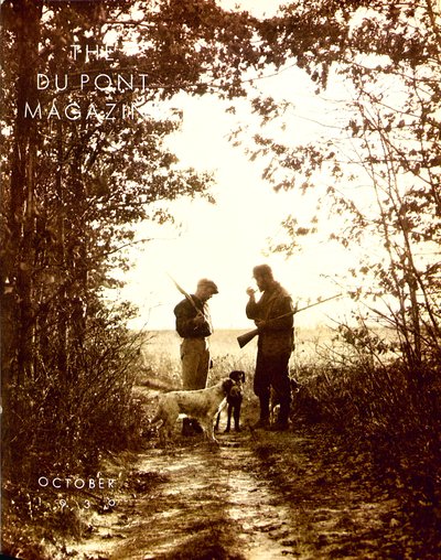 Chasseurs, couverture du DuPont Magazine, octobre 1930 - American School
