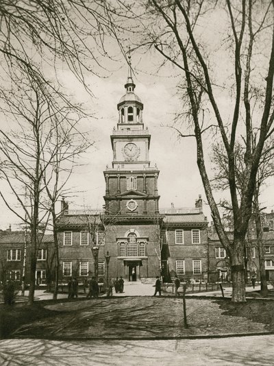 Independence Hall, Philadelphie - American School