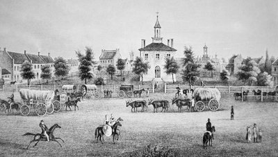 Independence, Missouri, vers 1850 - American School