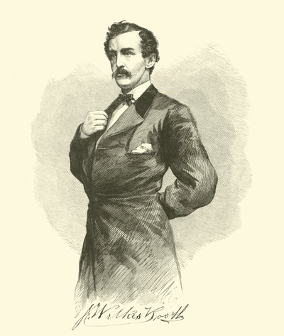 J Wilkes Booth, avril 1865 - American School