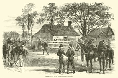 Maison de James Bennett, où Johnston s
