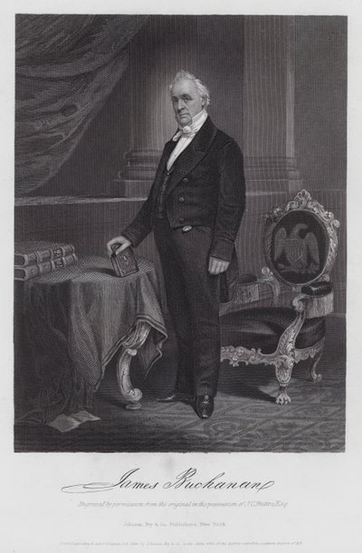James Buchanan (gravure) - American School