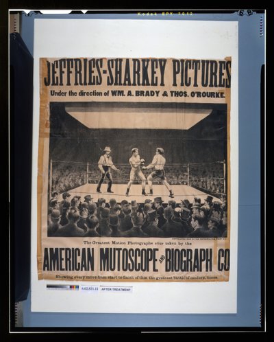 Photos de Jeffries-Sharkey - sous la direction de Wm. A. Brady & Thos. O
