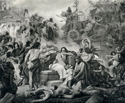 Jérémie lors de la chute de Jérusalem, tiré de l