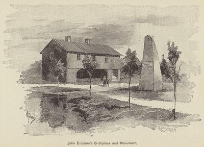 Lieu de naissance et monument de John Ericsson - American School