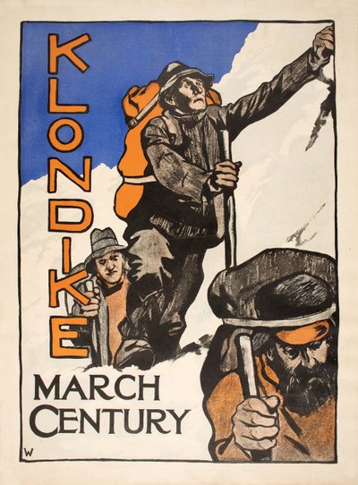 "Klondike" du Century Magazine, mars 1898 - American School