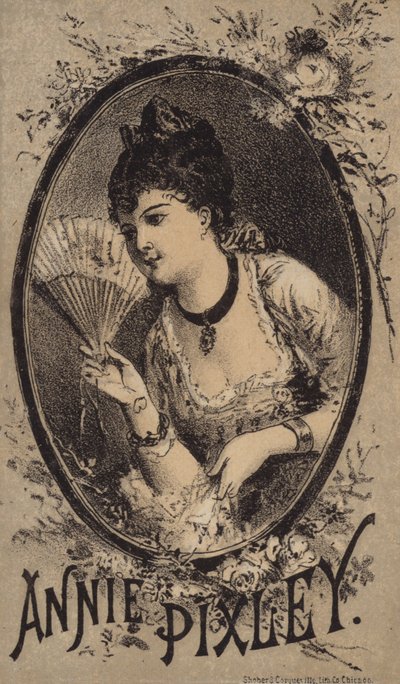 Dame avec éventail - American School