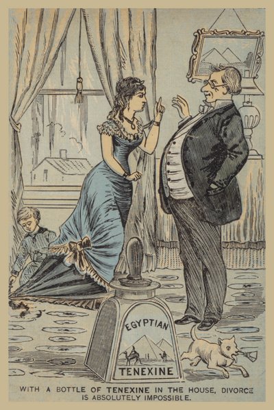 Robe de dame collée au sol avec de la Tenexine égyptienne - American School