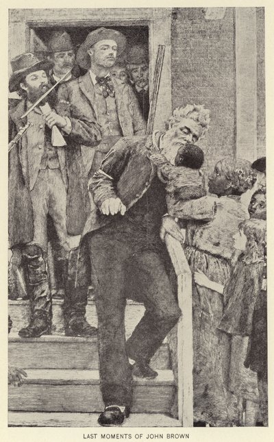 Les derniers instants de John Brown (litho) - American School