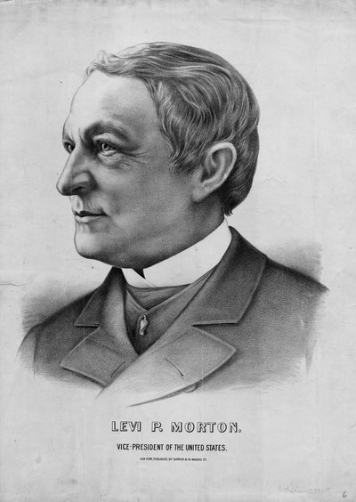 Levi P. Morton, vice-président des États-Unis, pub. par Currier & Ives, 1889-93 - American School