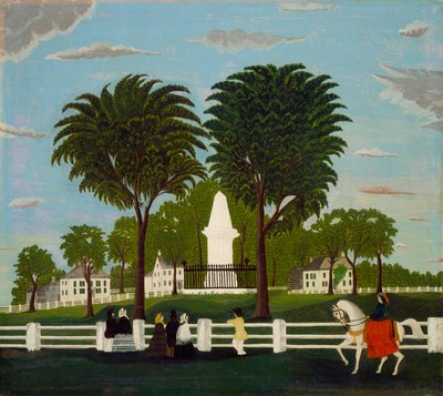 Monument de la bataille de Lexington, vers 1830 - American School