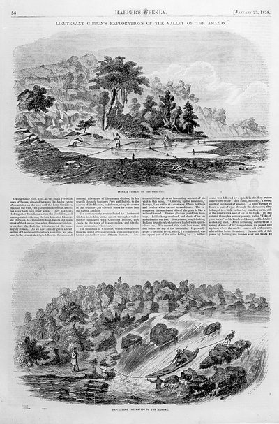 Explorations du lieutenant Gibbon dans la vallée de l