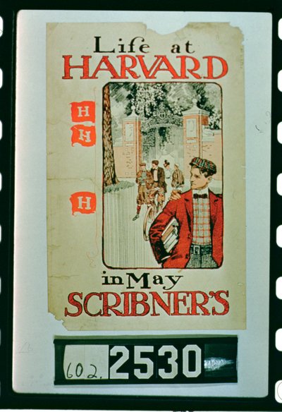 La Vie à Harvard, affiche publicitaire pour l