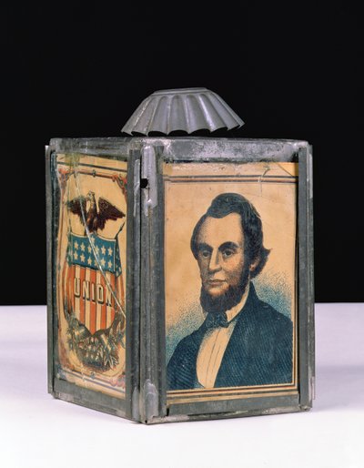 Lanterne de Lincoln utilisée pour la campagne présidentielle, 1864 - American School