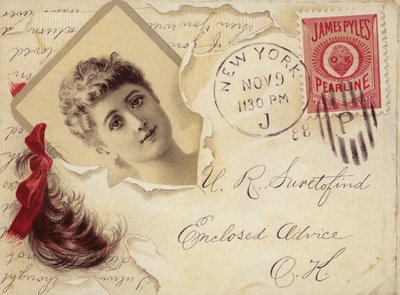 Mèche de cheveux et photo dans le courrier - American School