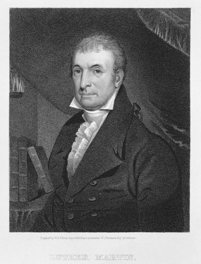 Luther Martin, gravé par William A. Wilmer - American School