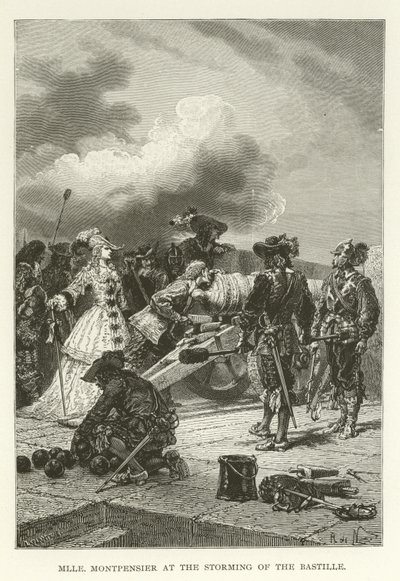Mademoiselle Montpensier à la prise de la Bastille - American School