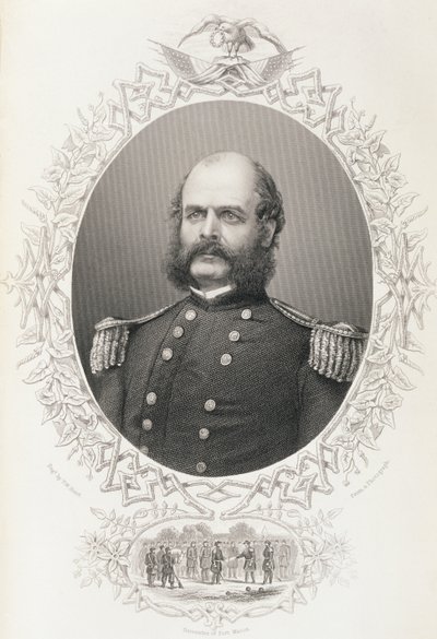 Major General Ambrose Everett Burnside, de 