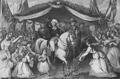 Major général George B. McClellan, pub. 1861 (gravure) - American School