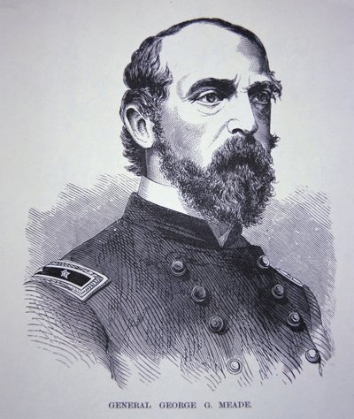 Major Général George Meade (1815-72) - American School