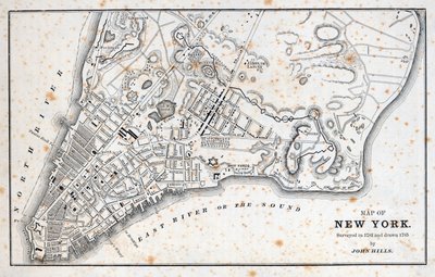 Carte de New York - American School
