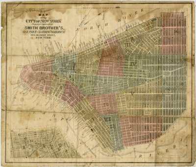 Carte de la ville de New York: préparée spécialement pour Smith Brother