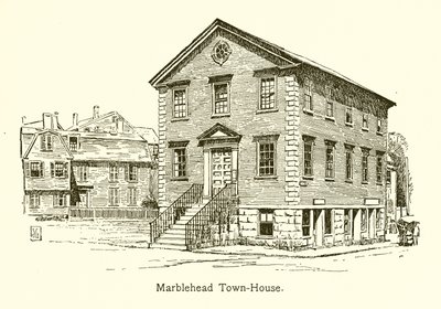 Marblehead Town-House (gravure) - American School