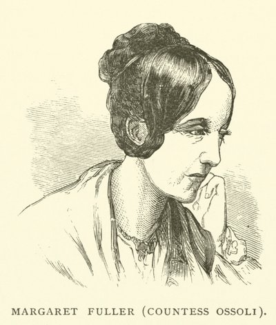 Margaret Fuller, comtesse Ossoli, journaliste américaine et militante des droits de la femme (gravure) - American School