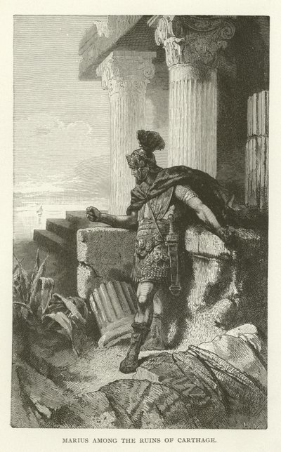 Marius parmi les ruines de Carthage - American School