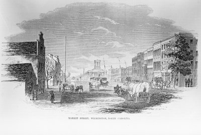 Market Street, Wilmington, Caroline du Nord, 24 février 1855 - American School
