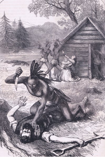 Massacre des colons, illustration de l