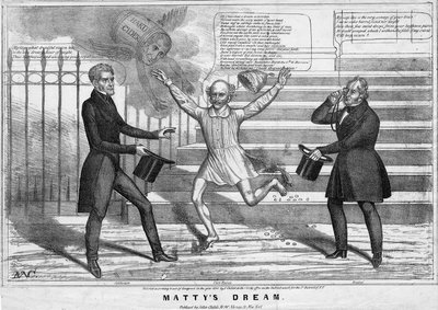 Le rêve de Matty, publié par John Childs, New York, 1841 - American School