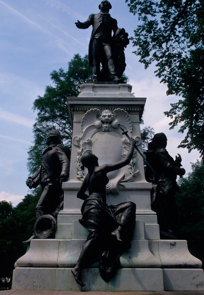 Statue commémorative du général Gilbert de Lafayette, 1891 - American School