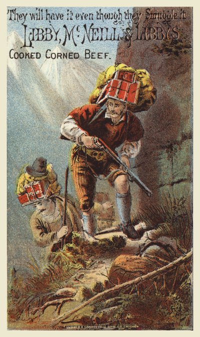 Hommes contrebandiers de corned-beef - American School