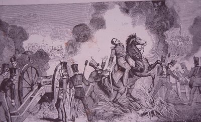 Guerre américano-mexicaine (1846-48), Bataille de Palo Alto et mort du Major Ringgold - American School