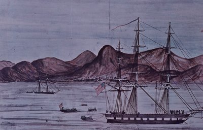 Guerre américano-mexicaine (1846-48), débarquement des forces navales américaines à Loreto - American School