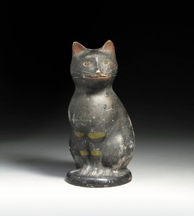 Chat moulé et décoré - American School