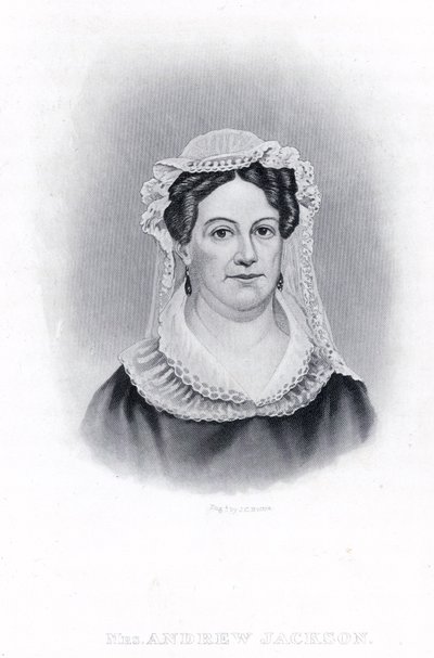 Mme Andrew Jackson (gravure) - American School