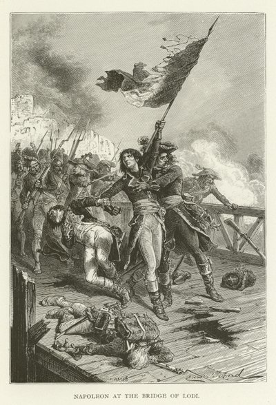 Napoléon au pont de Lodi - American School