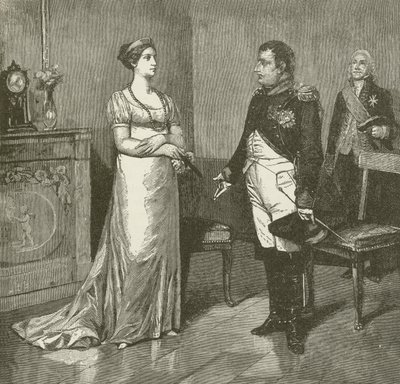 Napoléon annonçant à Joséphine son Divorce - American School