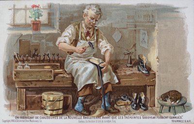 Fabricant de chaussures de Nouvelle-Angleterre avant l