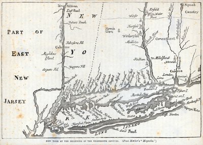 New York au début du XVIIIe siècle - American School