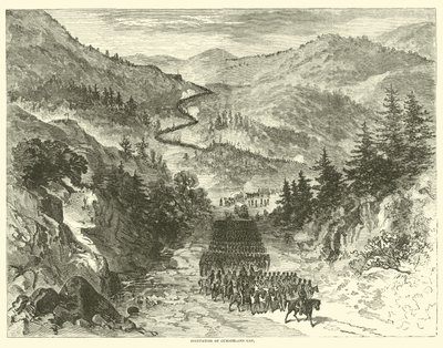Occupation de Cumberland Gap, septembre 1863 - American School